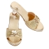 Ellina Magassarku Papucs, Aranymetal Sz 30-31-es Sz, Souza (23287)