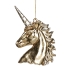 Fem.unicorn Head Orn Gld 10cm, GoodWill (27289)